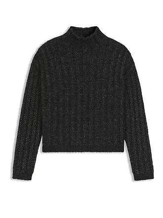 HUGO | Rollkragenpullover SAFINEYNY | schwarz